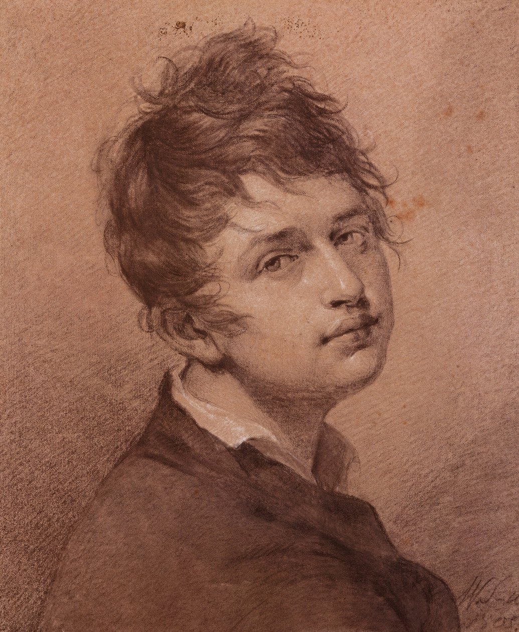 Självporträtt, 1805 av Friedrich Wilhelm von Schadow