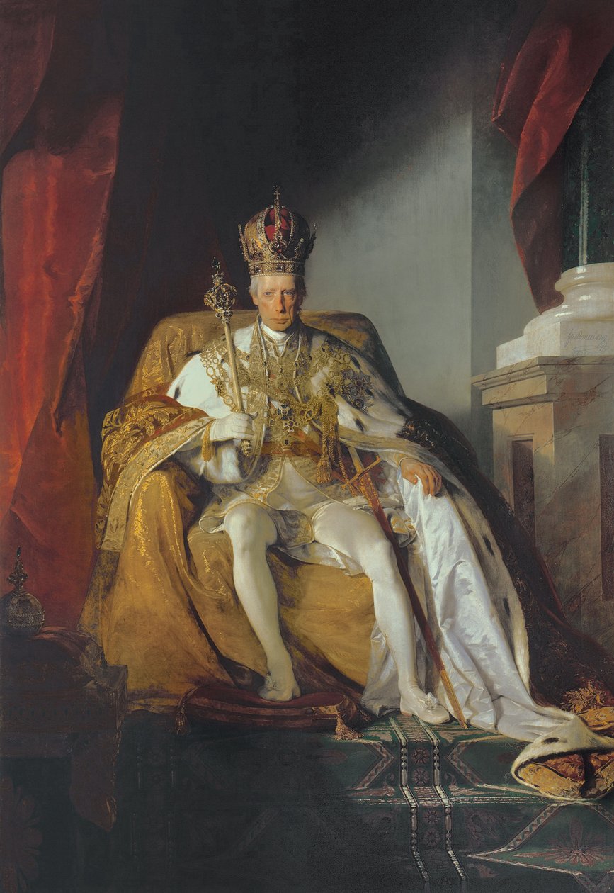 Kejsar Frans II av Österrike (1768-1835) 1832 av Friedrich von Amerling