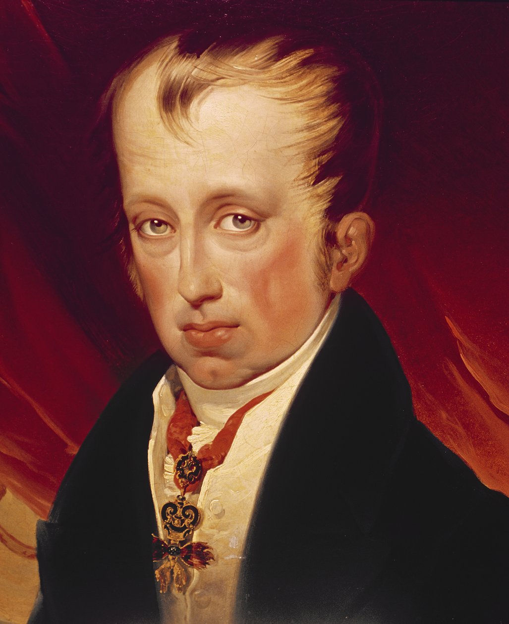 Porträtt av Ferdinand I, kejsare av Österrike (1835-48), 1800-talet av Friedrich von Amerling