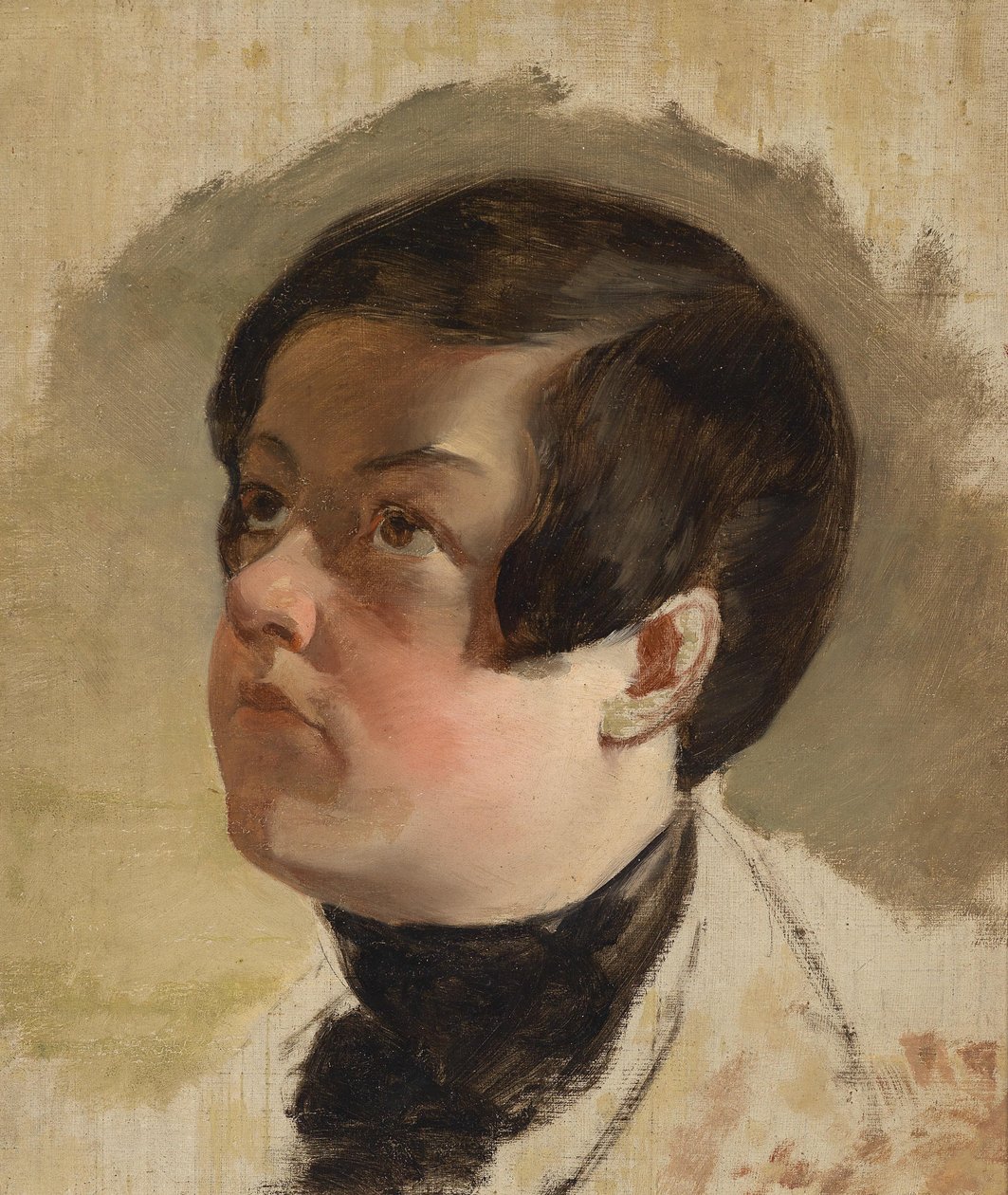 Studie zu einem Knabenkopf av Friedrich von Amerling