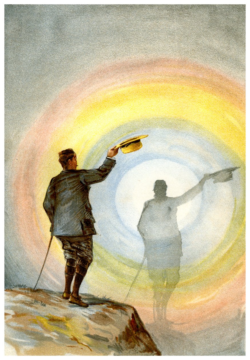 Spöket och den cirkulära regnbågen, 1898. av Friedrich Arnold Brockhaus