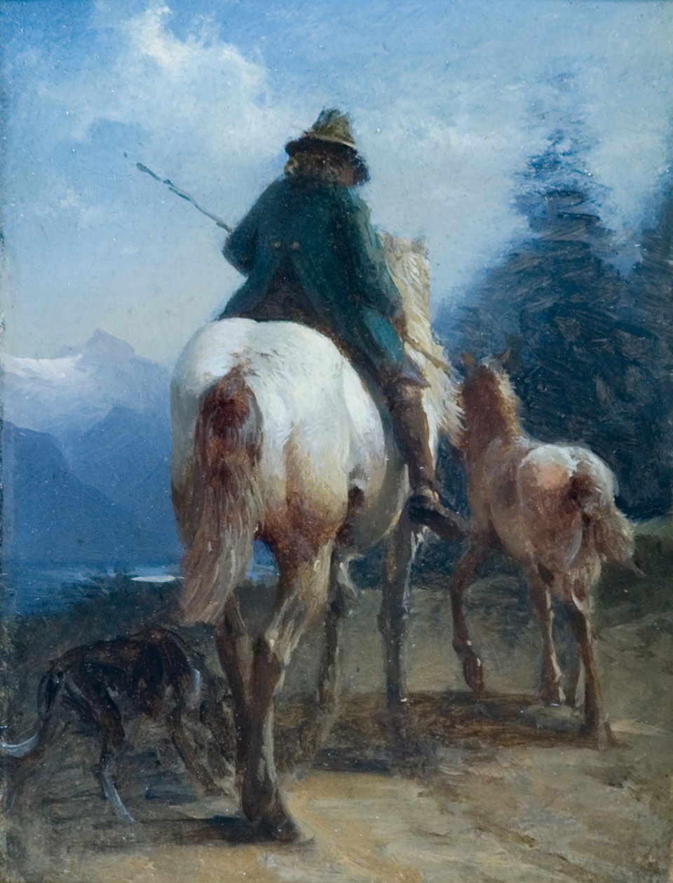 hemkomsten av Friedrich August Mathias Gauermann