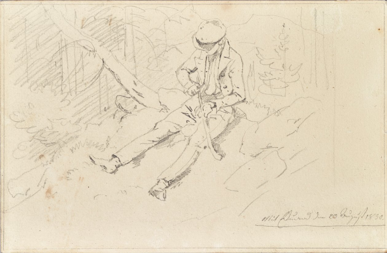 Ungdom med topplock av Friedrich August Mathias Gauermann