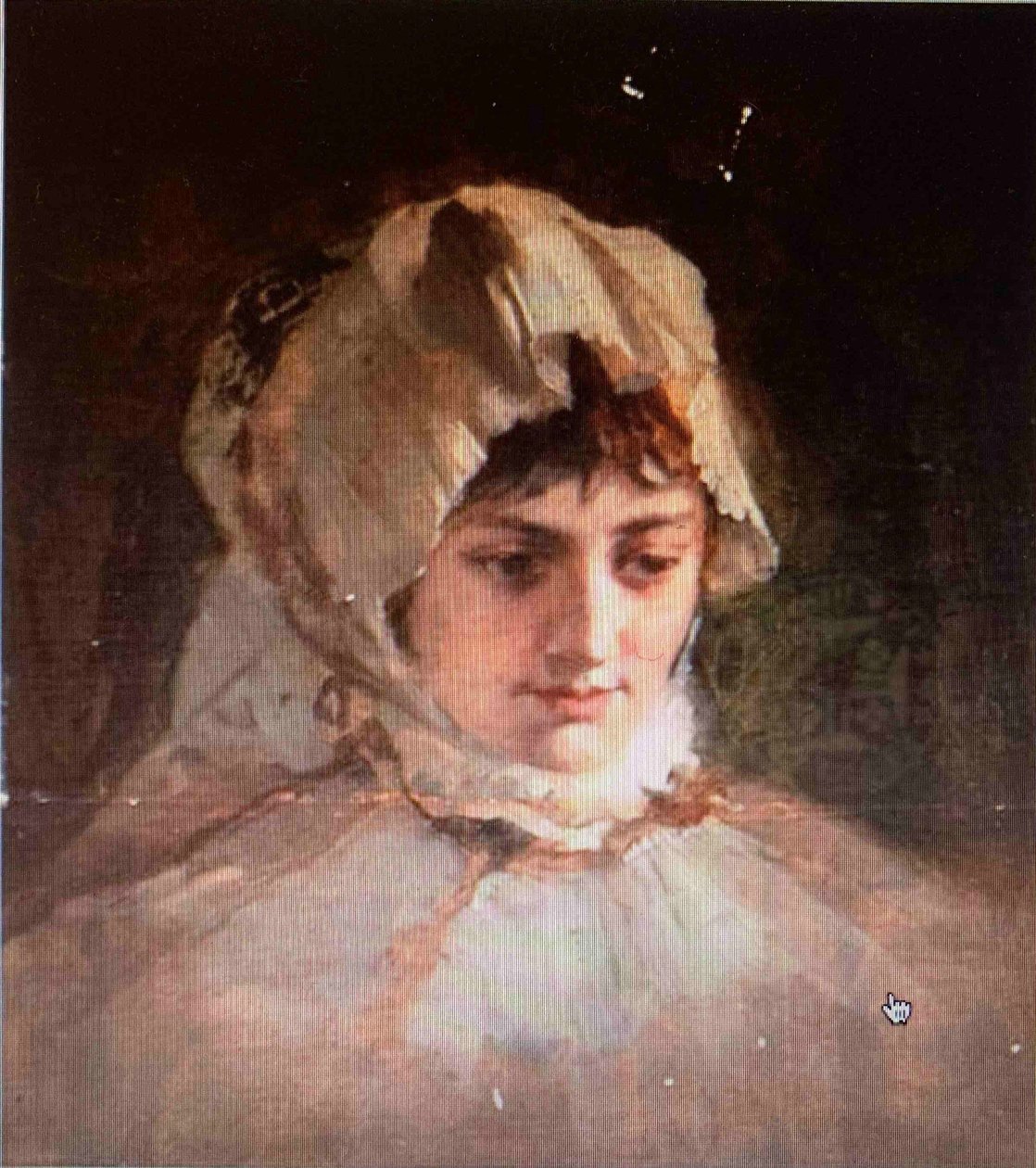 FriedrichAugustvonKaulbach MalerinMarieWeber beskuren av Friedrich August von Kaulbach