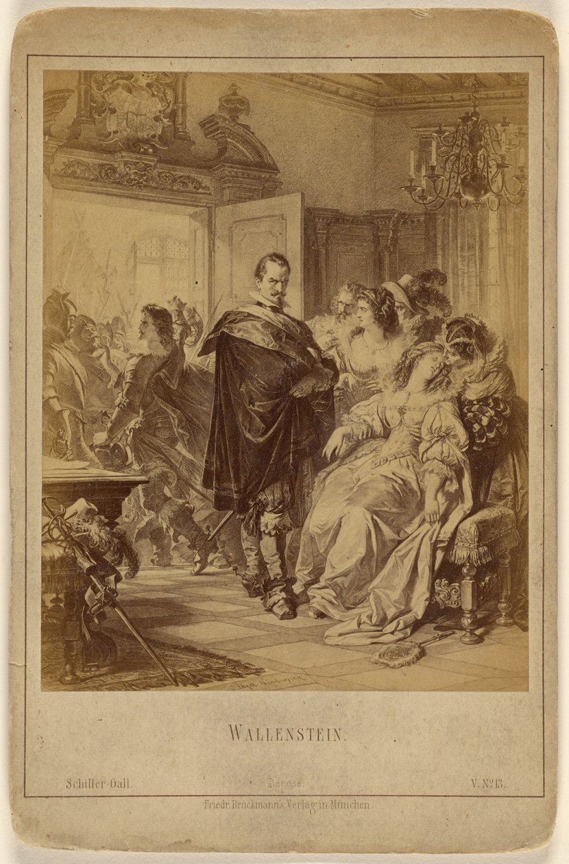 Wallenstein [en målning av C. Jaeger, Nurnberg, 1867] av Friedrich Bruckmann
