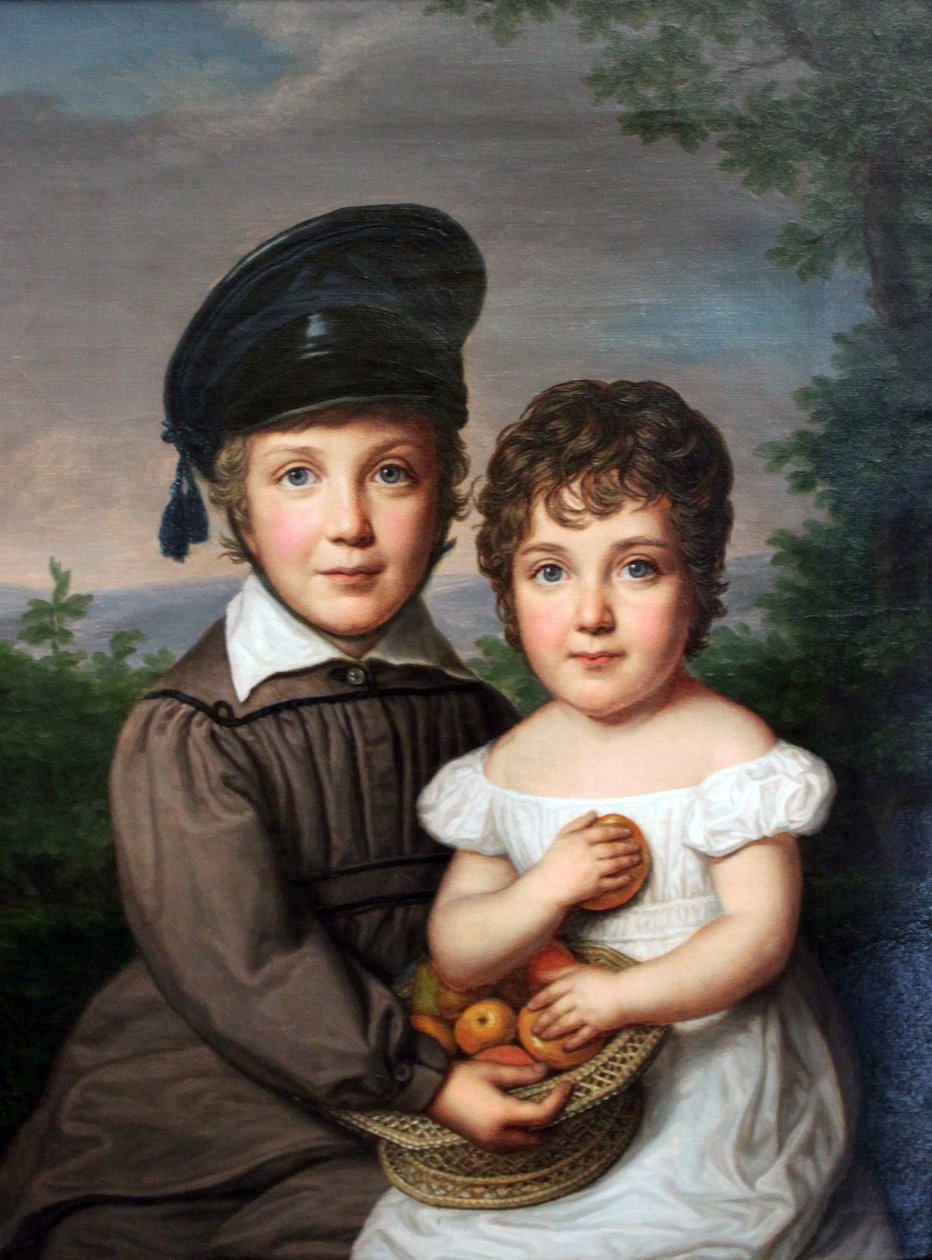 Porträtt av Arnold Otto och Anna Meta Meyer av Friedrich Carl Groger