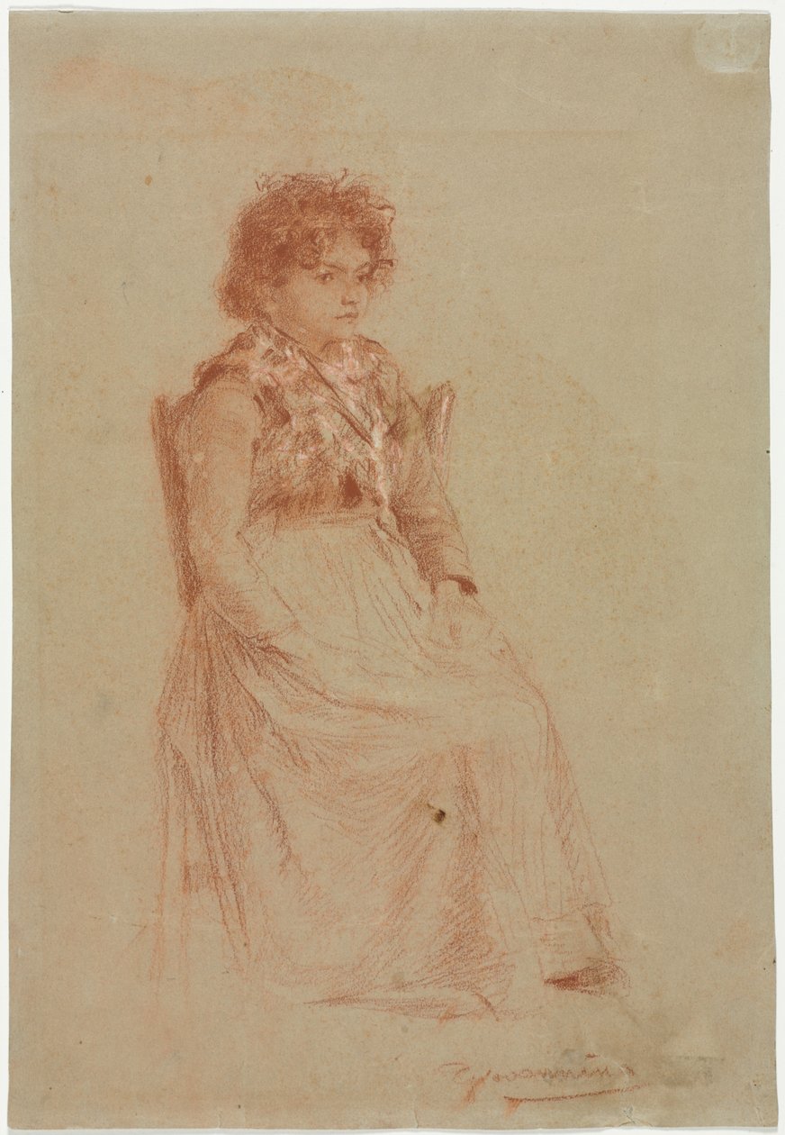 Bondekvinna av Friedrich Gauermann
