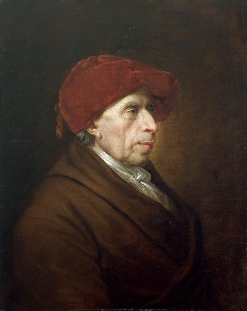 Porträtt av David Friedlander 1750-1834, c.1815. av Friedrich Georg Weitsch