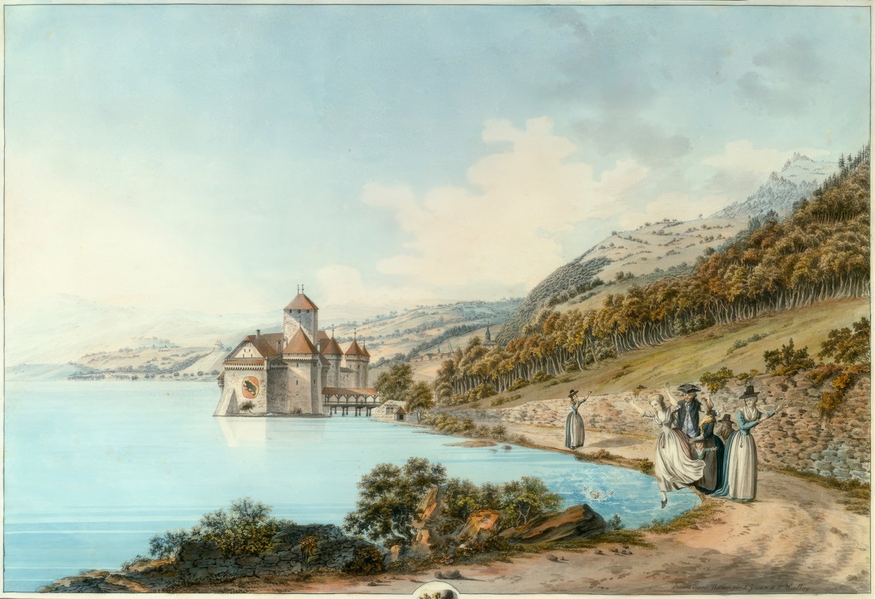 Slottet Chillon av Friedrich Georg Wexelberg