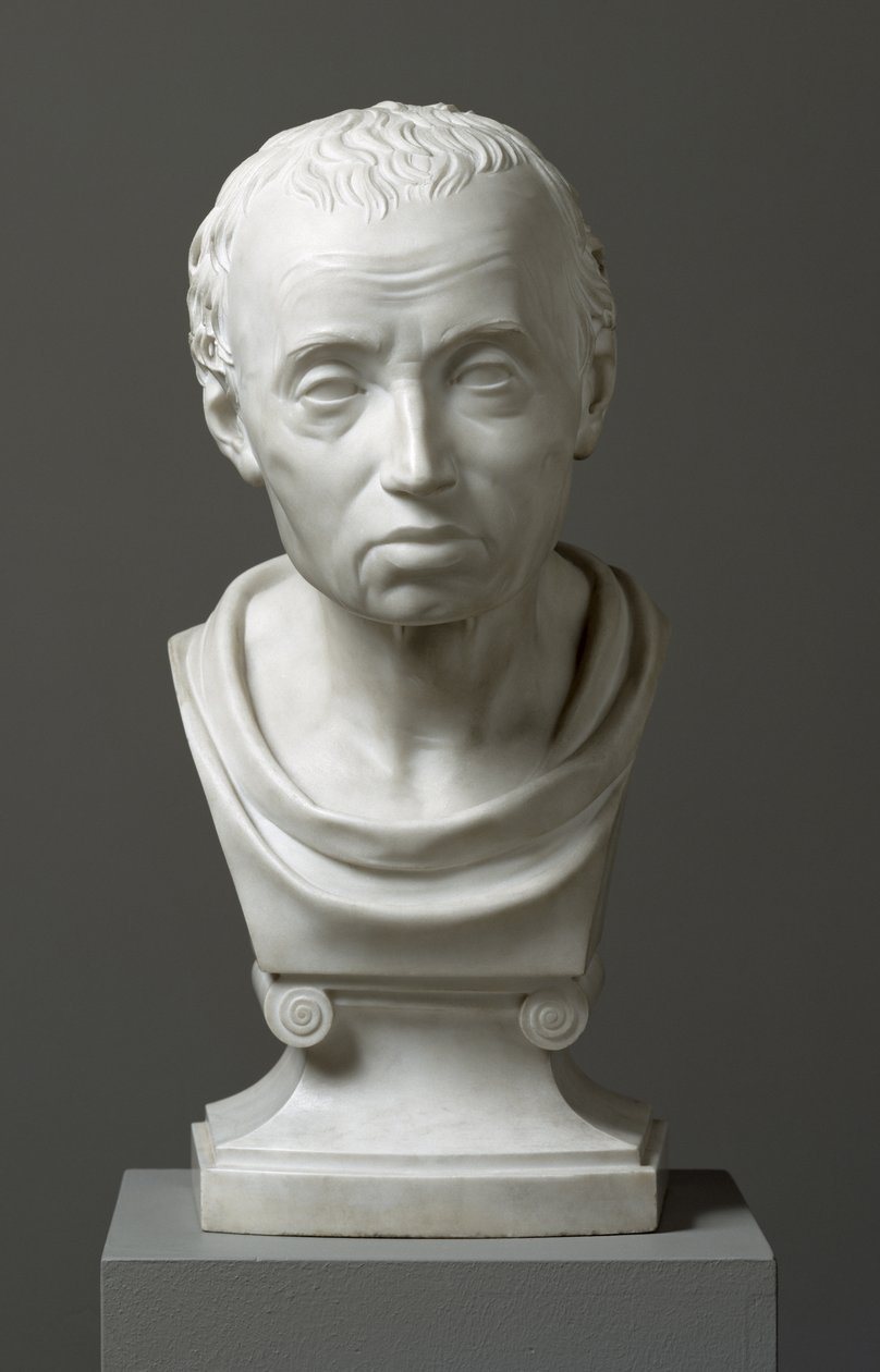 Porträtt av Emmanuel Kant (1724-1804), 1801 (marmor) av Friedrich Hagemann