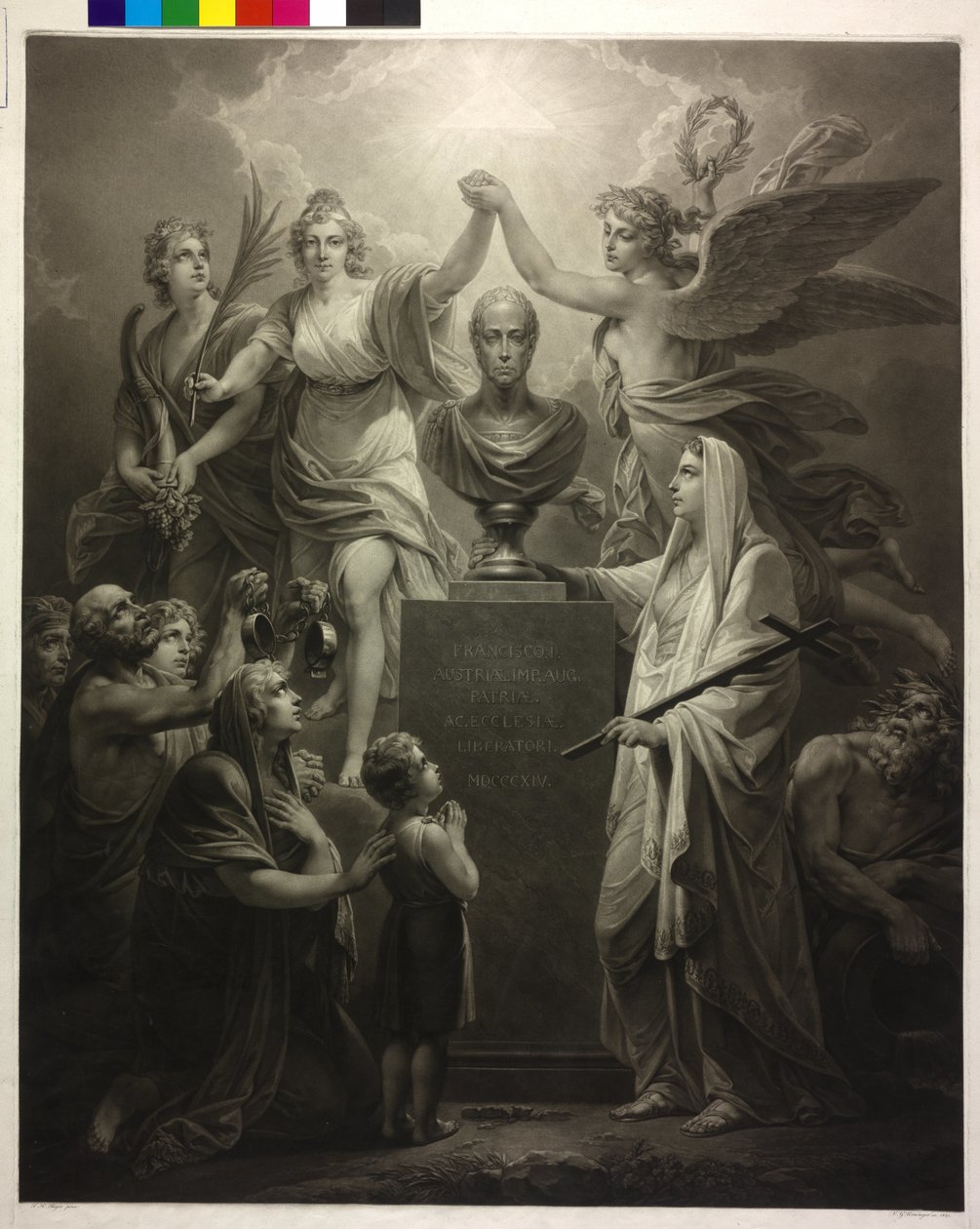 Apotekos av kejsar Frans II - Fredens välsignelse av Friedrich Heinrich Fuger