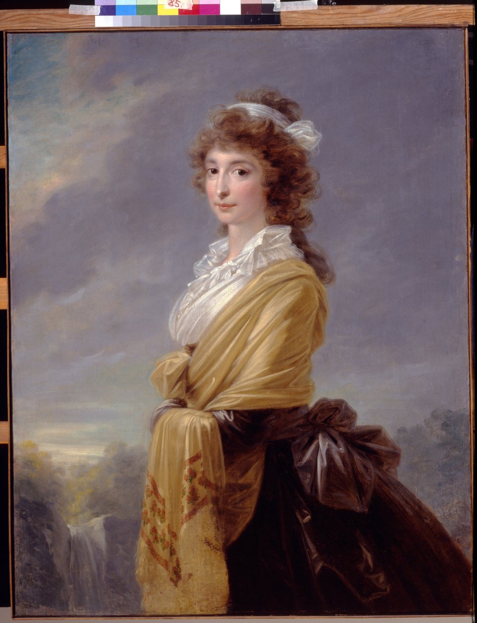 Porträtt av Comtesse Elisabeth von Thun Hohenstein (1764-1806) - Målning av Heinrich Friedrich Fueger (1751-1818), huile sur toile av Friedrich Heinrich Fuger