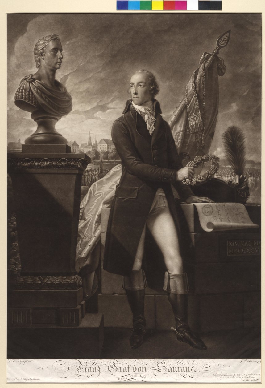 Den 17 april Franz greve von Saurau av Friedrich Heinrich Fuger