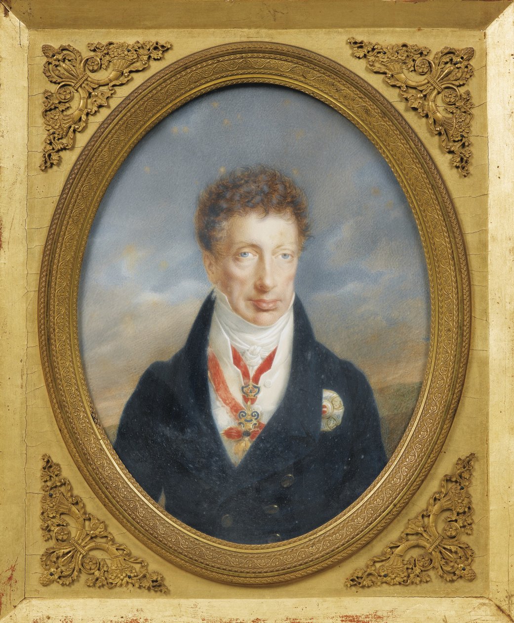 Ärkehertig Karl av Österrike 1771-1847, hertig av Teschen, ca. 1823 av Friedrich Johan Gottlieb Lieder