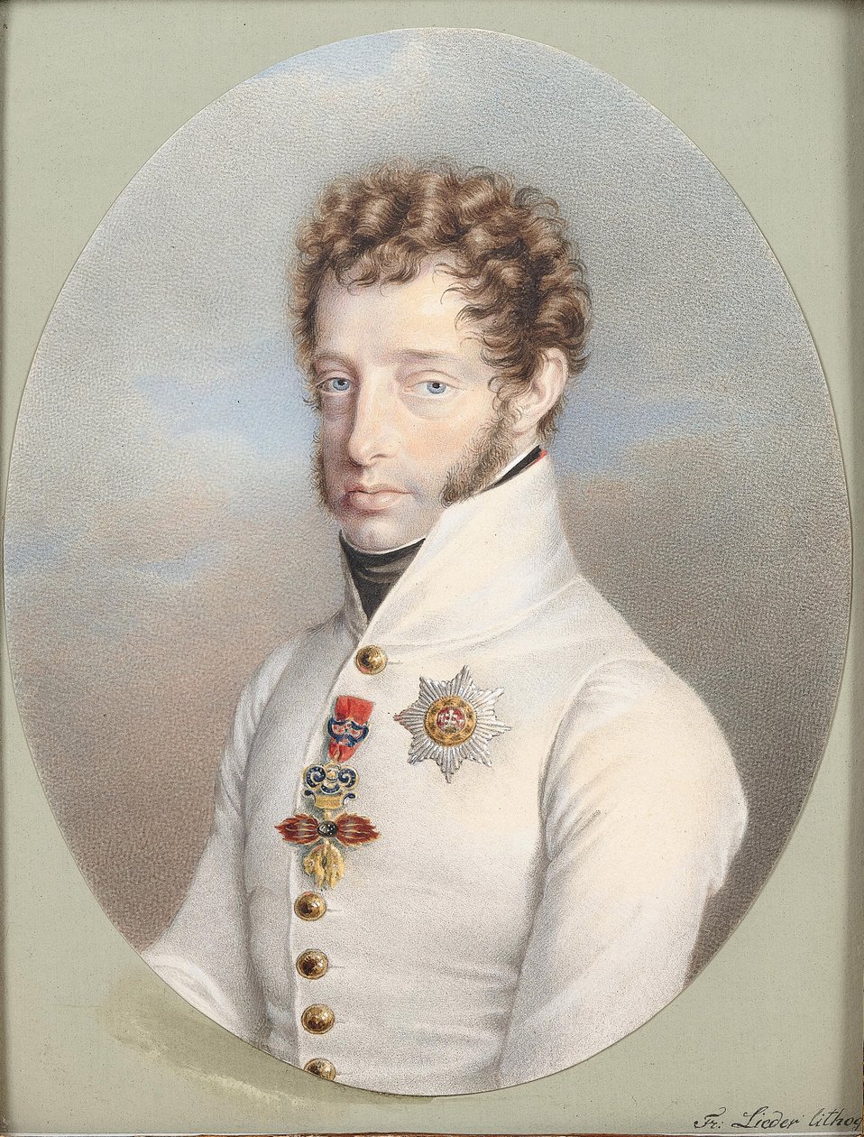 Ärkehertig Ludvig av Österrike 1784-1864. av Friedrich Johan Gottlieb Lieder