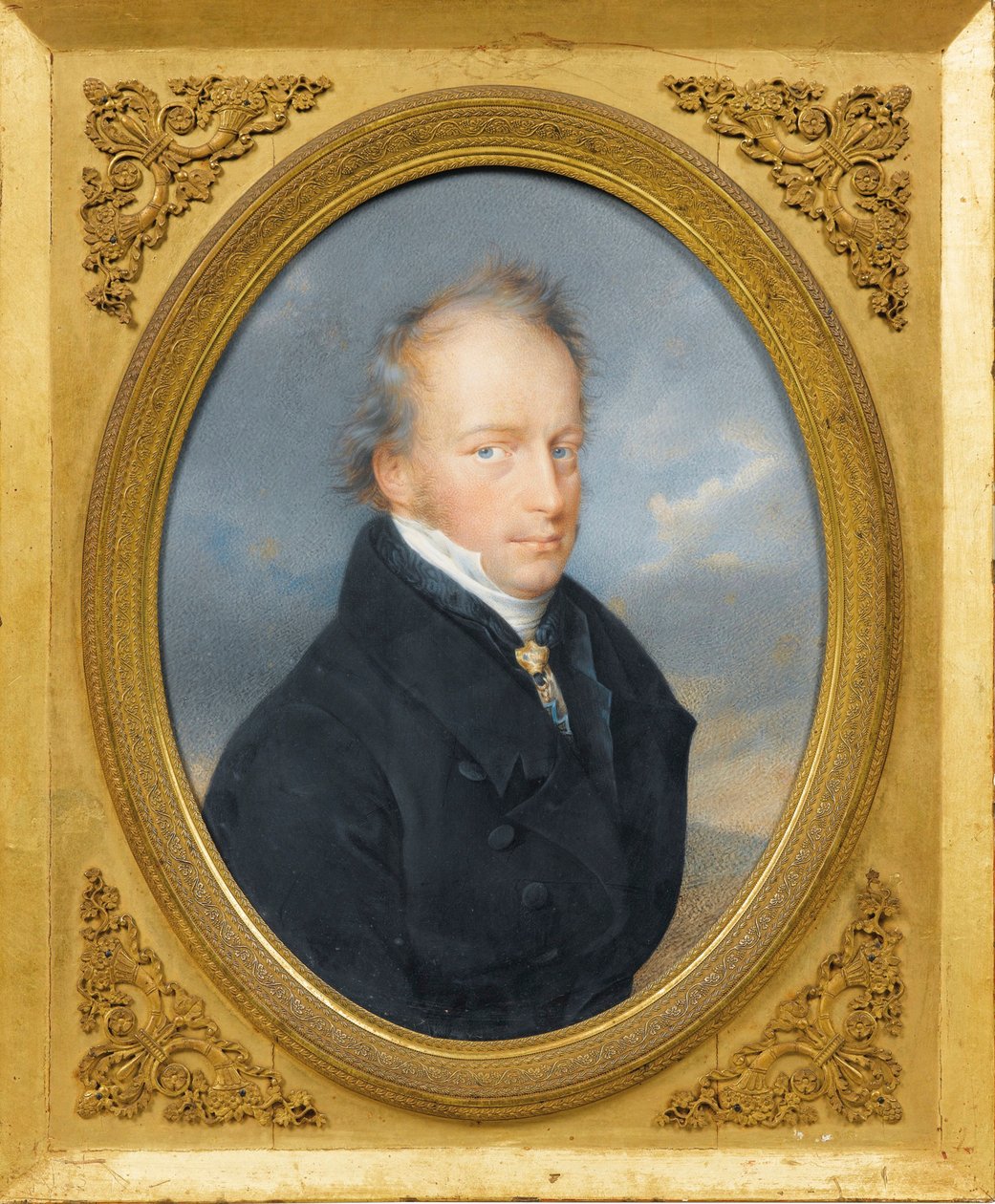 Antoine Victor de Habsburg Lorraine, ärkehertig av Österrike, prins av Ungern, de Boheme - ärkehertig Anton Victor av Österrike (1779-1835), vicekung av Lombardiet-Venetien av Lieder, Friedrich Johan Gottlieb (1780-1859), - Akvarell, Gouache på kartong, 21 av Friedrich Johann Gottlieb Lieder