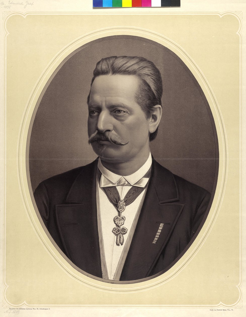 Eduard greve Taaffe av Friedrich Kaiser