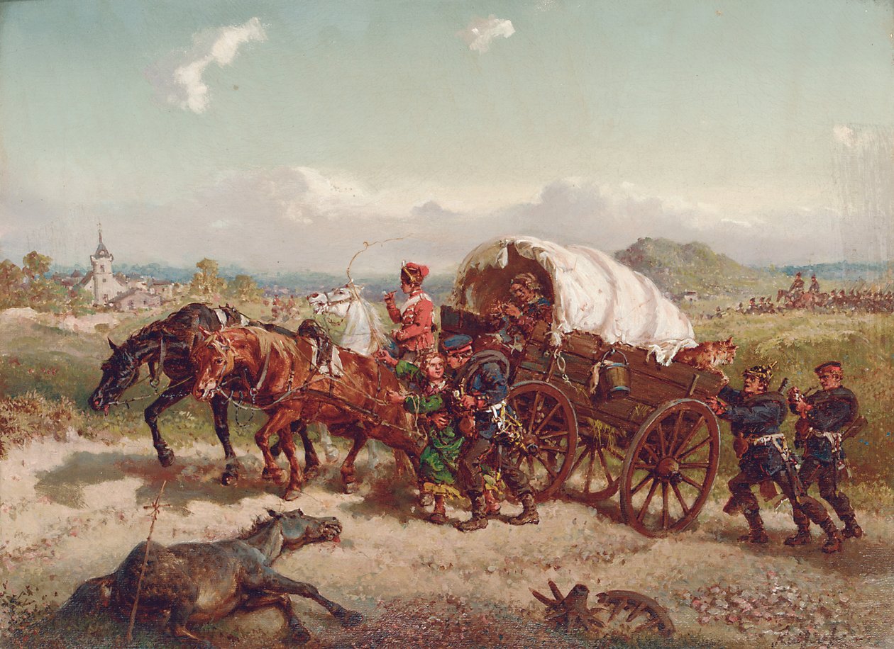 Återvänder från striden av Friedrich Kaiser