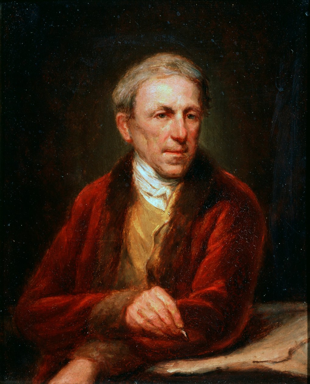 "Självporträtt", 1840. av Friedrich Kuhnel