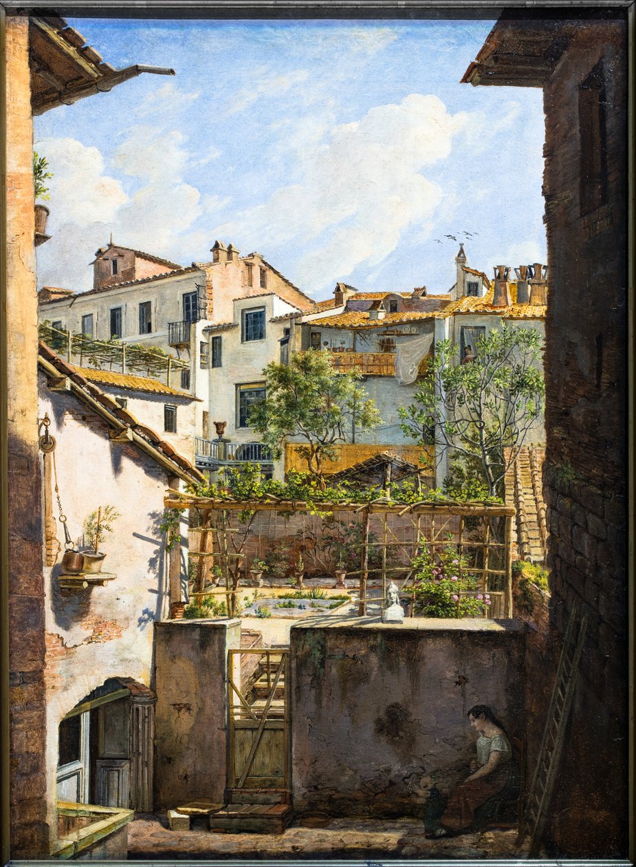 Italienska bakgårdar av Friedrich Moosbrugger