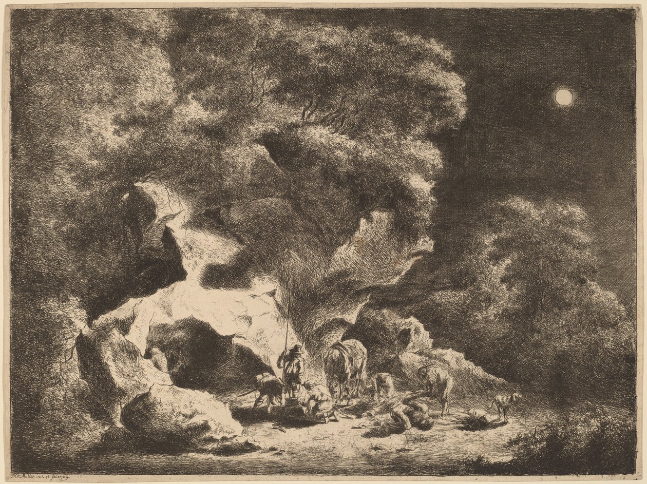 Ett nattrån av Friedrich Müller