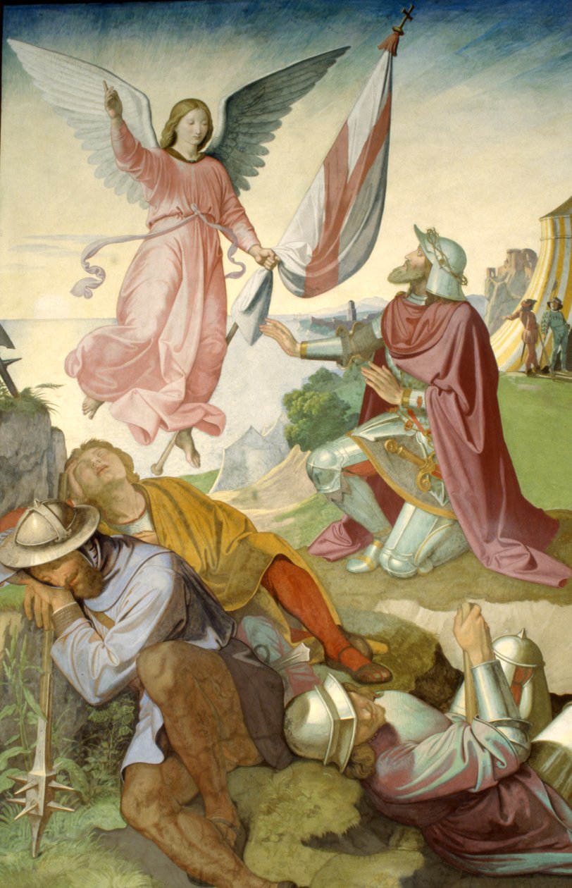 Visionen av Godfrey av Bouillon av Friedrich Overbeck