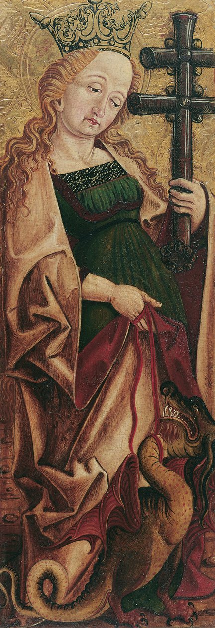 St. Margaret (inuti) och St. Panthaleon (utanför) av Friedrich Pacher (Umkreis)