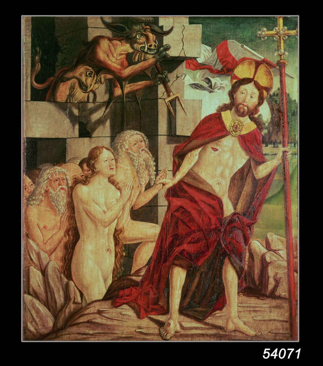 Kristus i helvetet av Friedrich Pacher