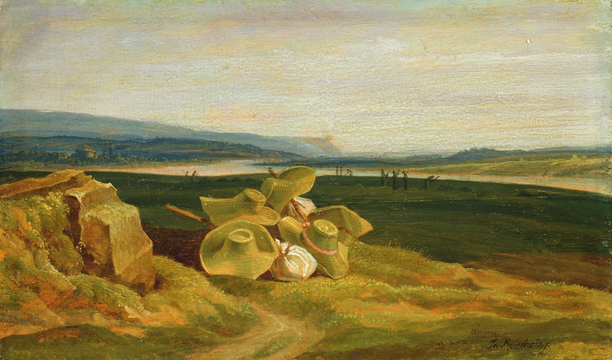 Landskap med solhattar, 1825 av Friedrich Philipp Reinhold