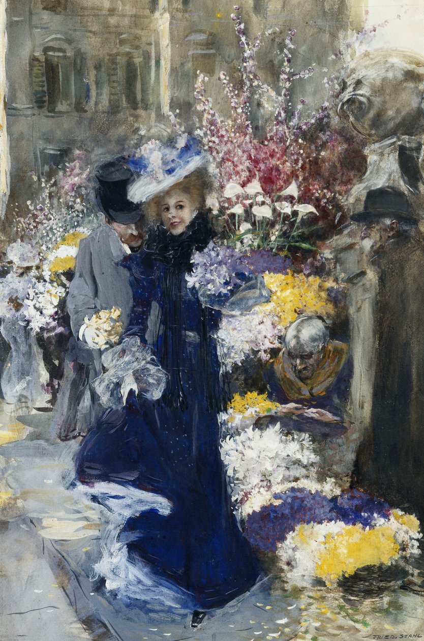 Blomsterförsäljaren av Friedrich Stahl