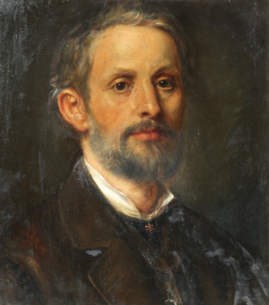 självporträtt av Friedrich Staudinger