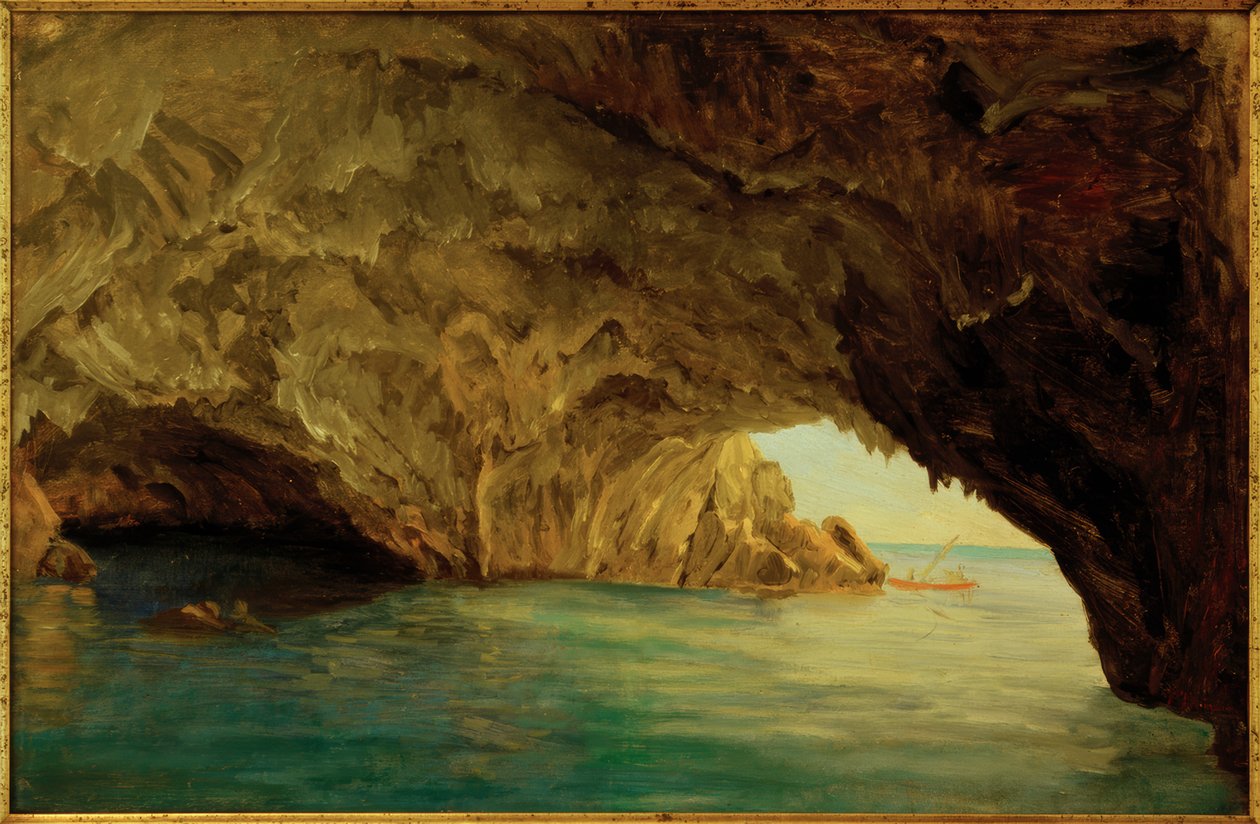 F.Thöming, Grottan på Capri av Friedrich Thöming