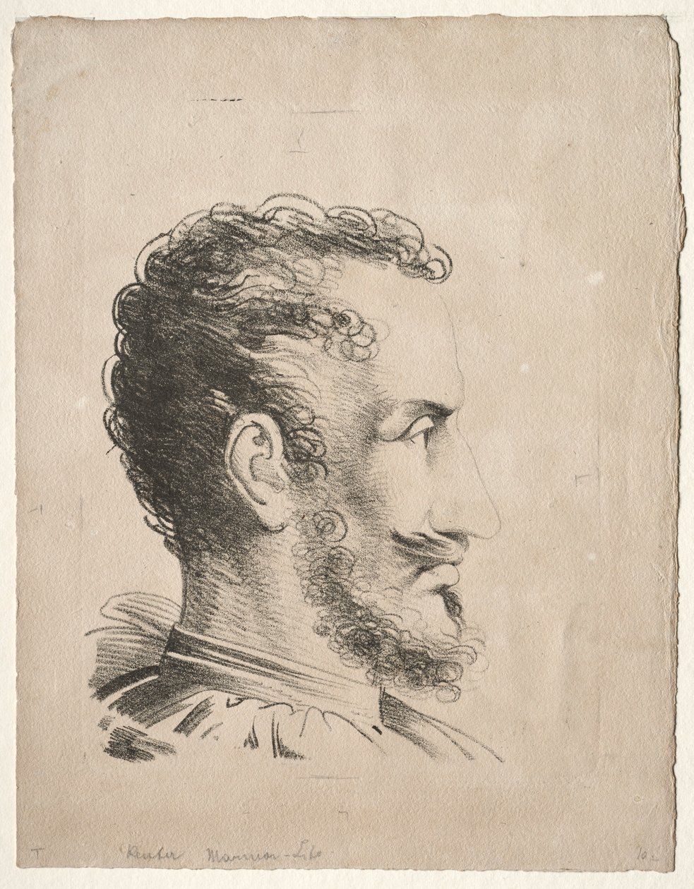Profilhuvud. av Friedrich Wilhelm Reuter