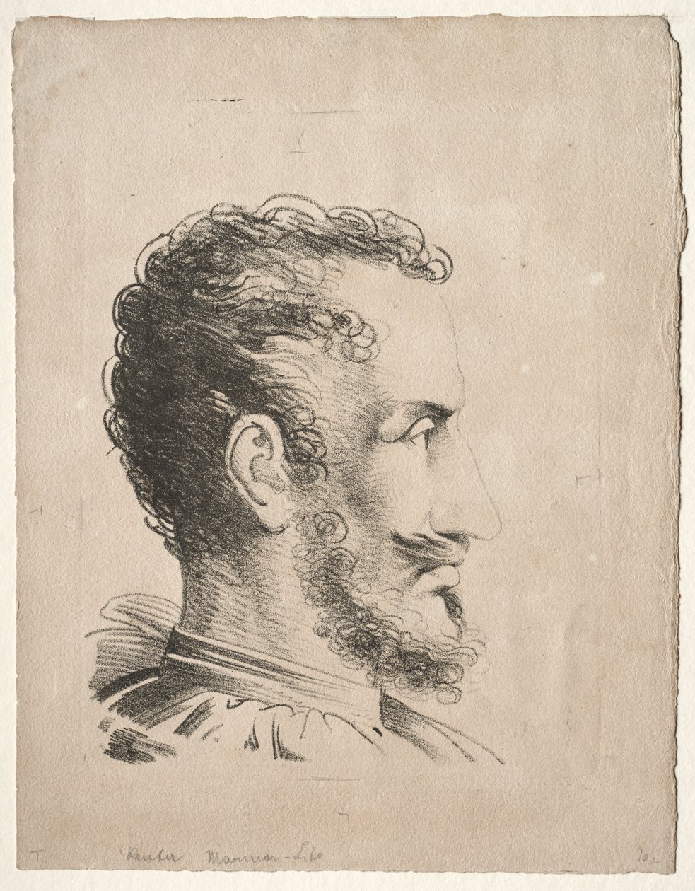 Profilhuvud av Friedrich Wilhelm Reuter