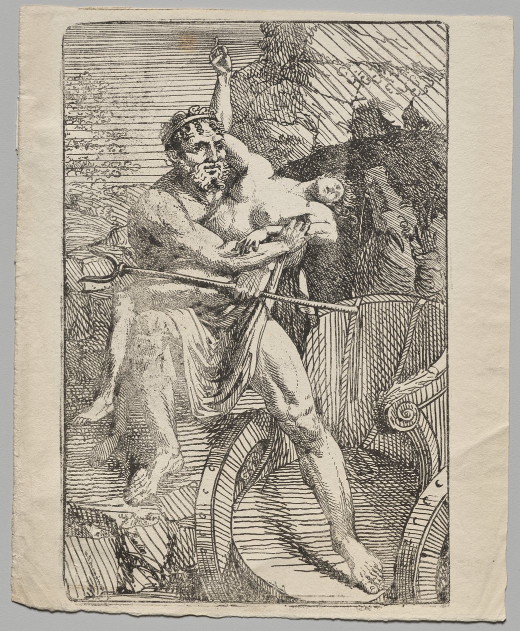 Bortförandet av Proserpina av Pluto (andra versionen) av Friedrich Wilhelm Reuter