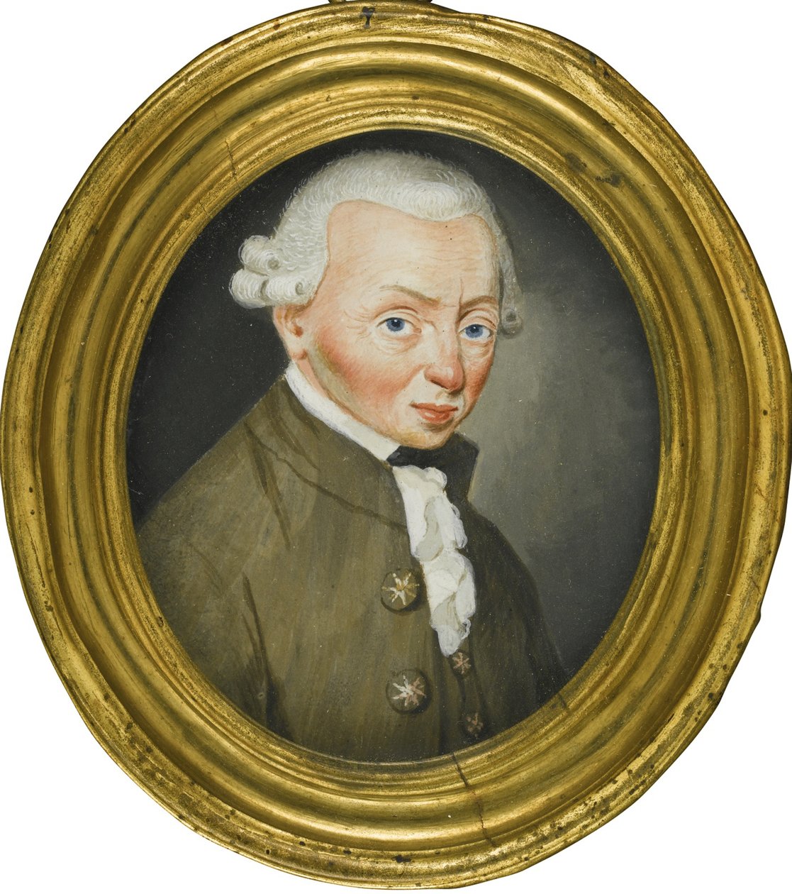 Porträtt av Immanuel Kant 1724-1804, 1765 av Friedrich Wilhelm Springer
