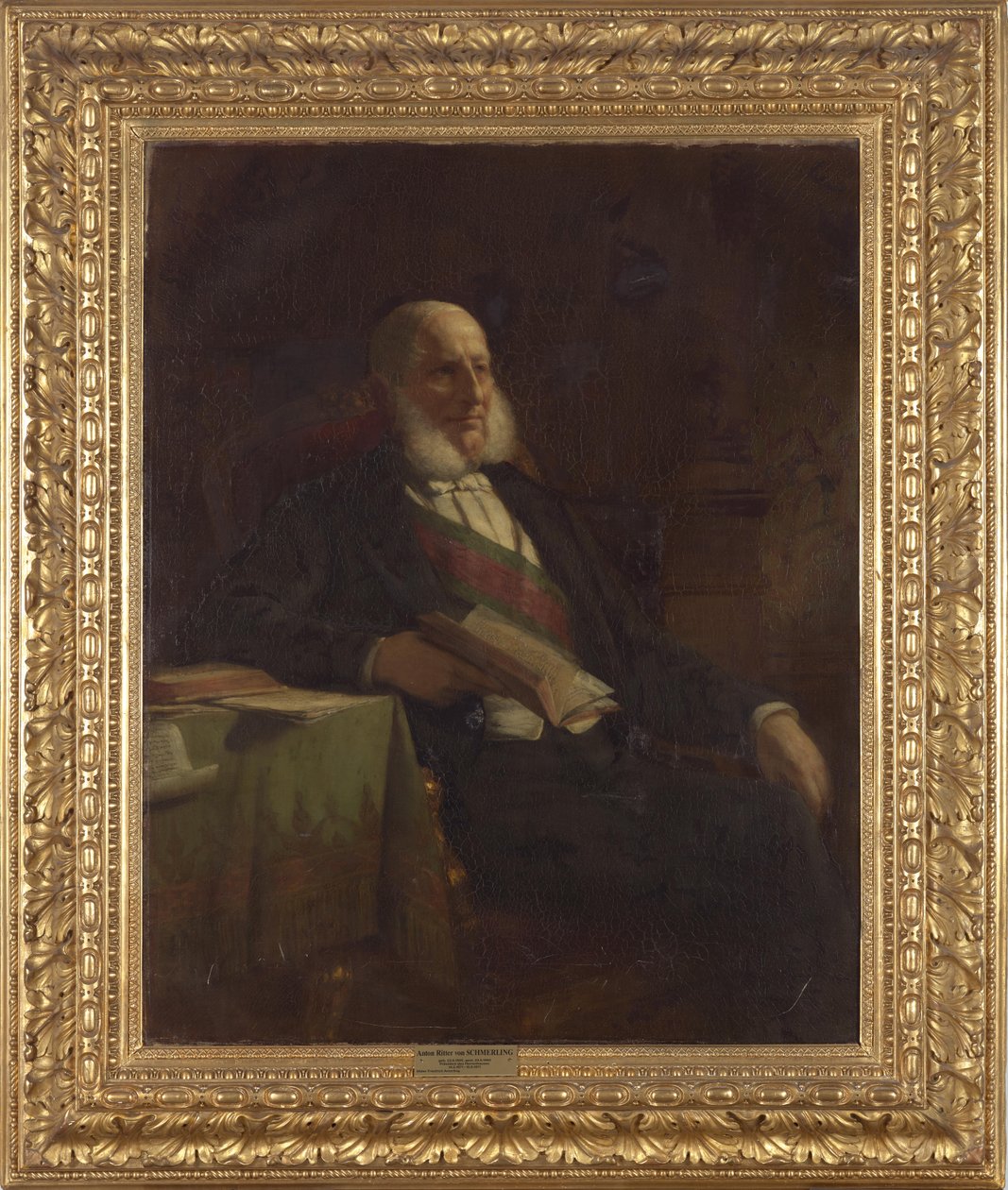Anton Ritter von Schmerling (1805-1893), ordförande i det österrikiska kejserliga rådet av Friedrich von Amerling