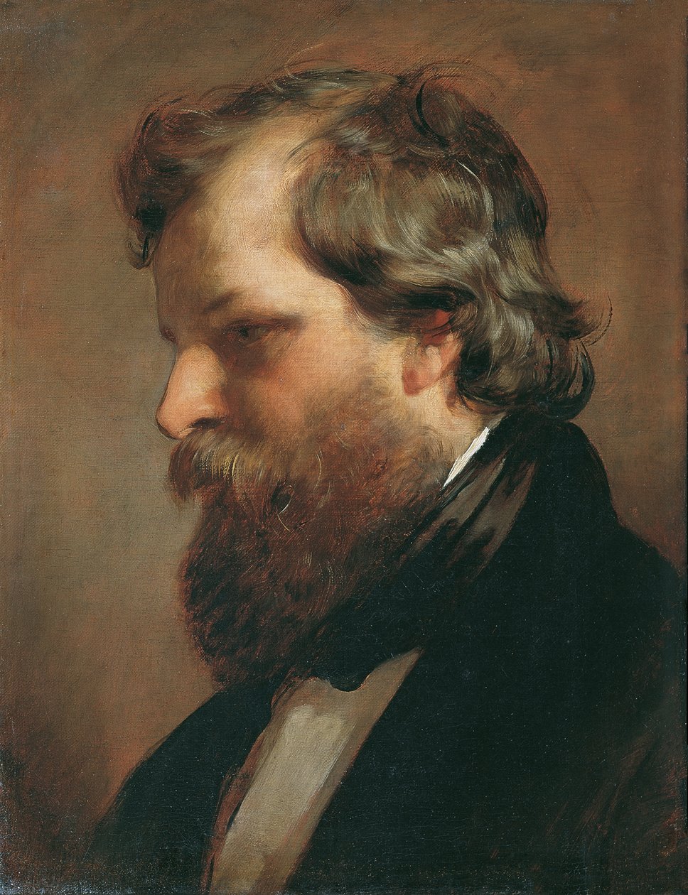 Målaren Carl Rahl av Friedrich von Amerling