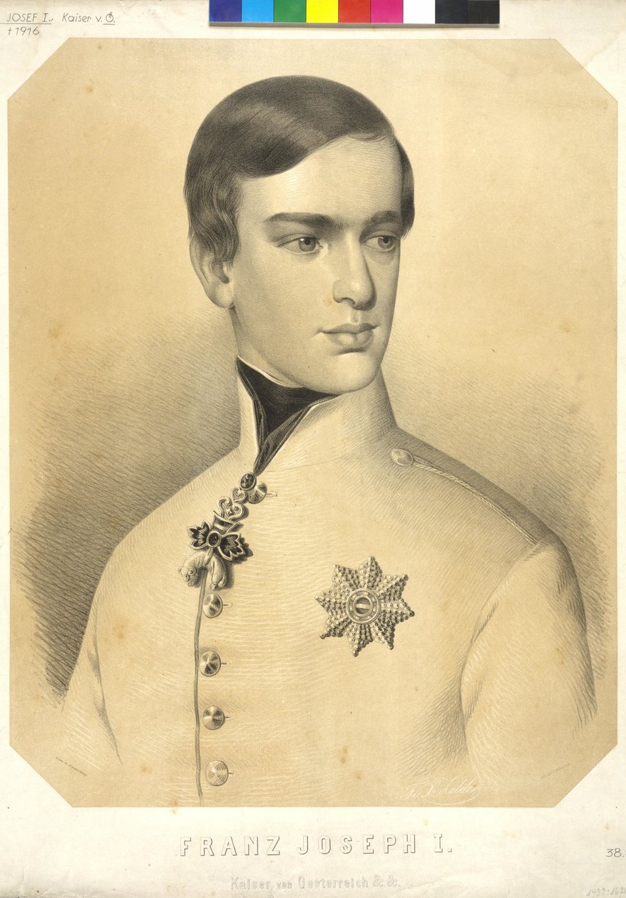 Kejsare av Österrike Franz Joseph I av Friedrich von Amerling