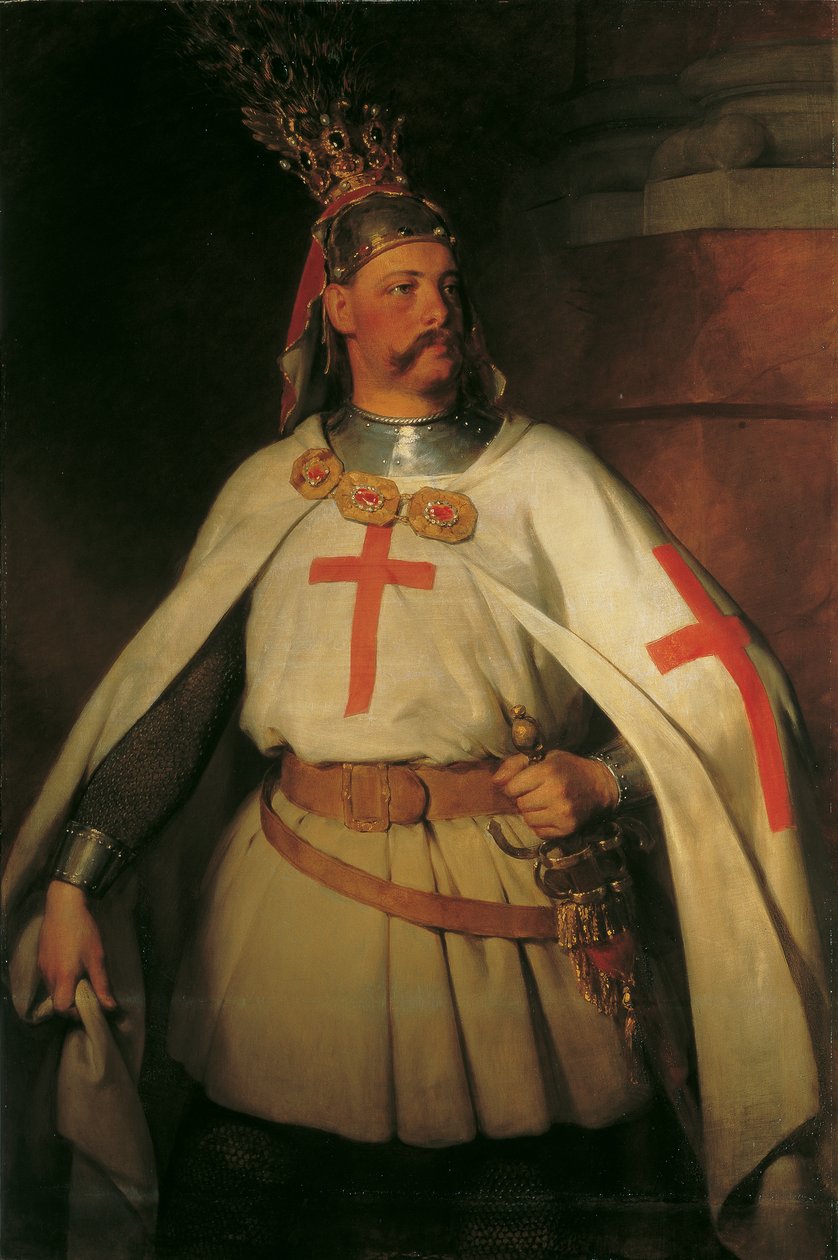 Ärkehertig Leopold som korsfarare av Friedrich von Amerling