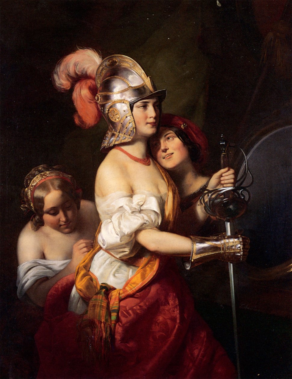 Friedrich von Amerling - Den beväpnade jungfrun av Friedrich von Amerling