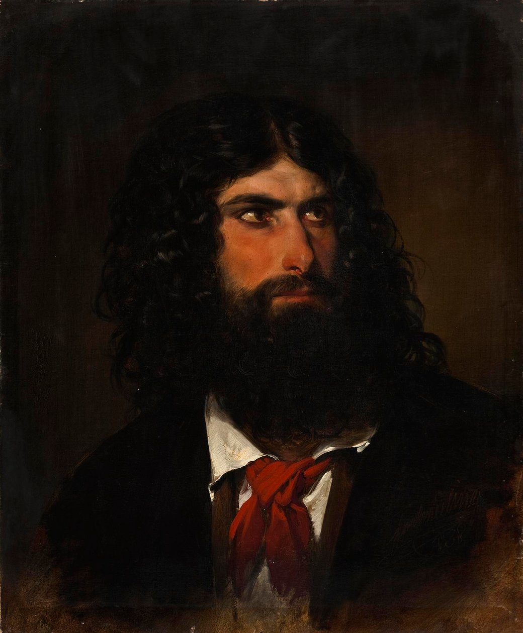 Porträtt av en romersk bonde av Friedrich von Amerling
