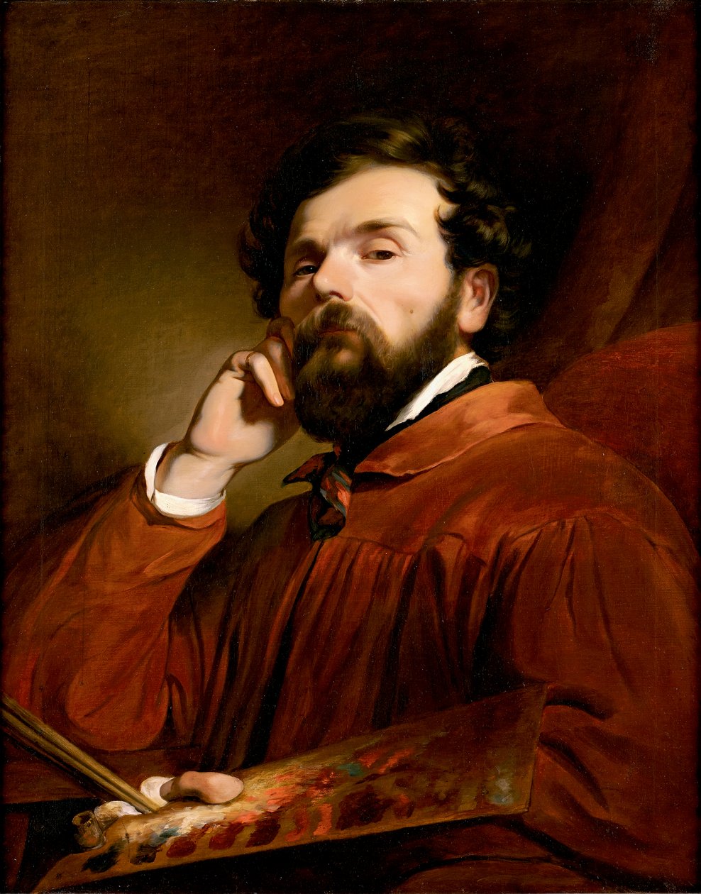 självporträtt av Friedrich von Amerling