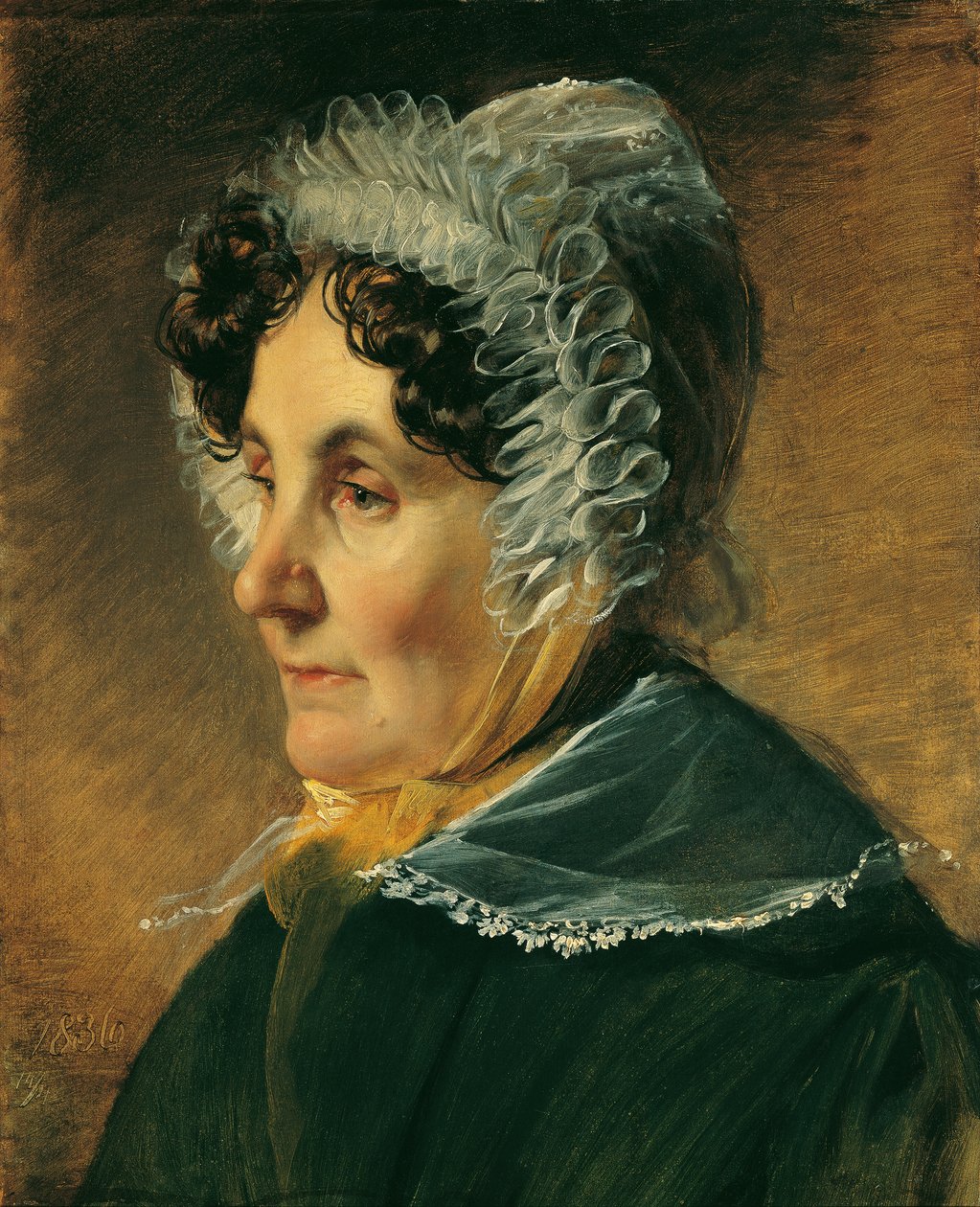 Theresia Amerling, mamma till konstnären av Friedrich von Amerling
