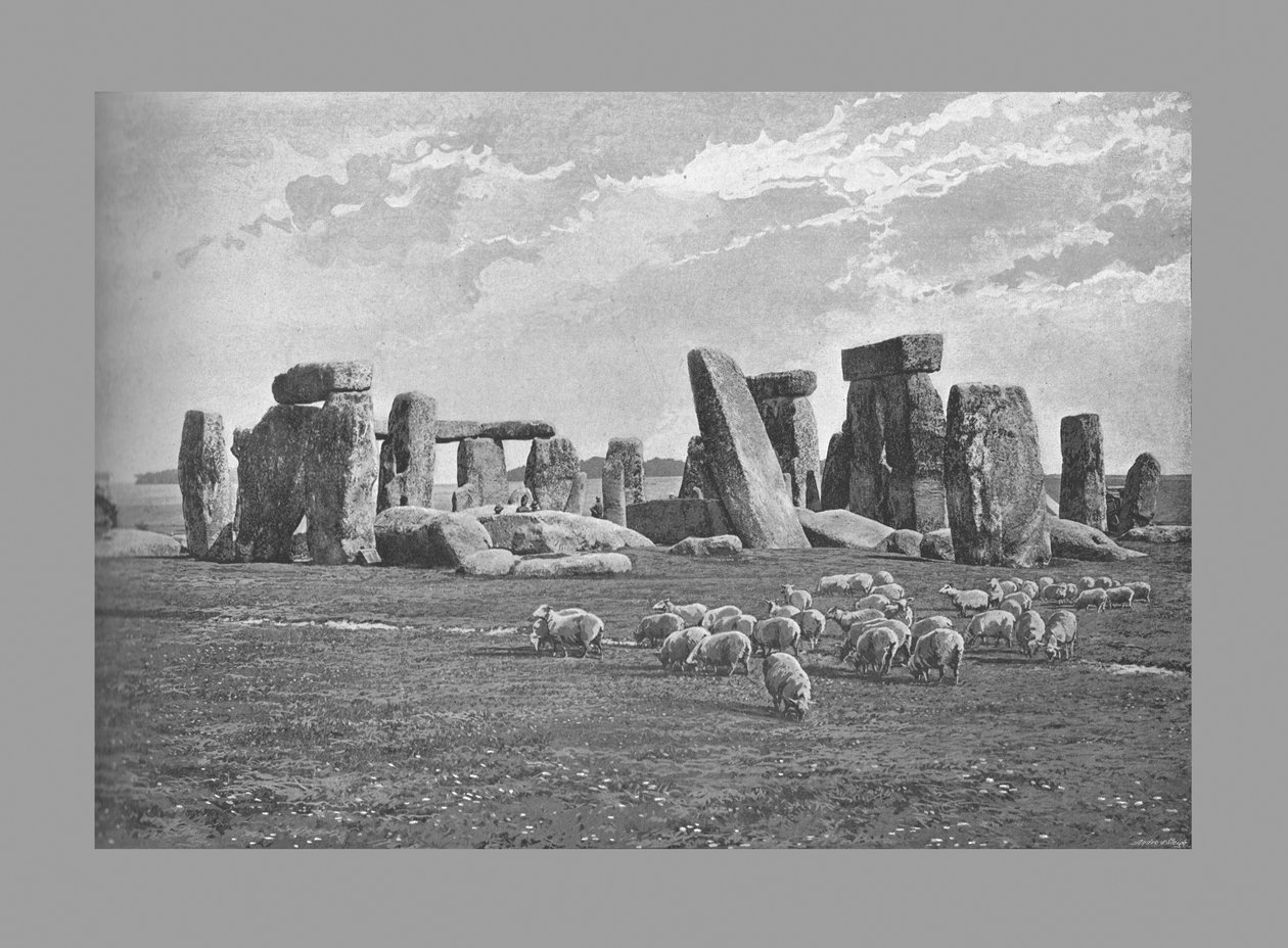 Stonehenge, c1900 av Frith and Co