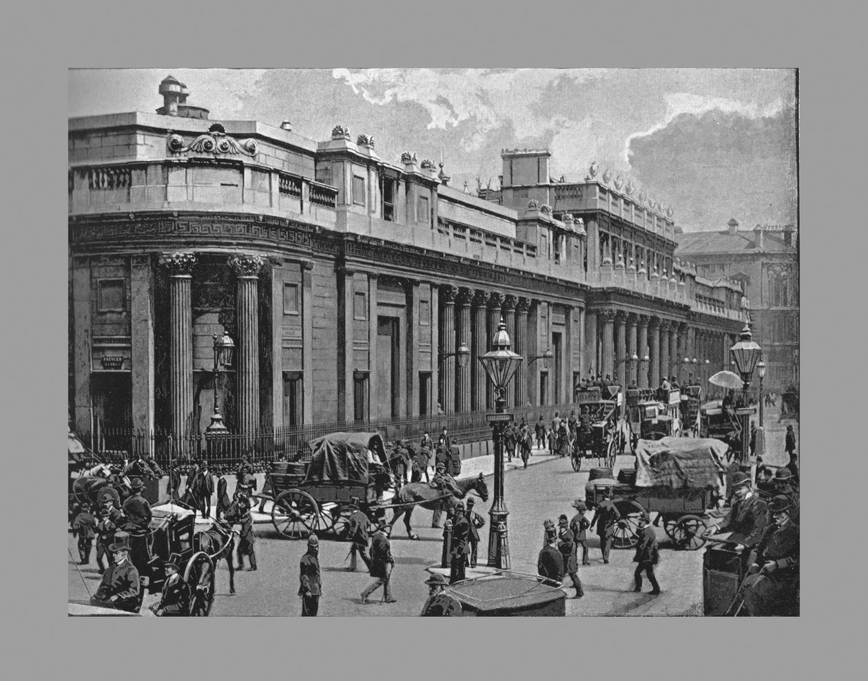 Bank of England, London, c1900 av Frith and Co