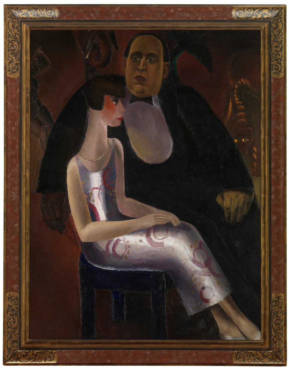 Porträtt av Paul-Gustave Van Hecke och hans fru Norine av Frits van den Berghe