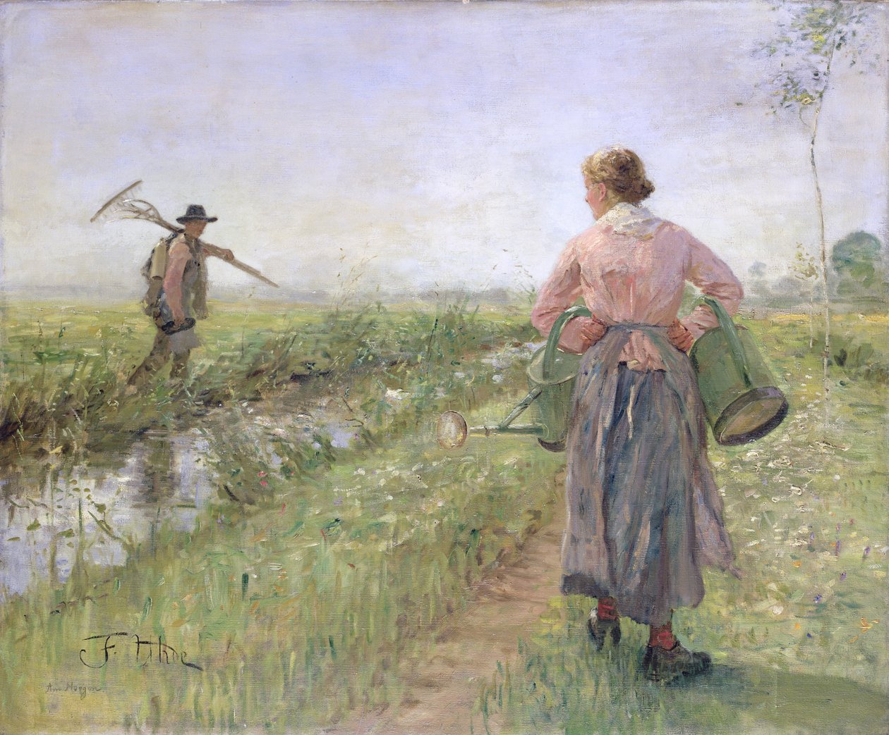 På morgonen 1889 av Fritz von Uhde