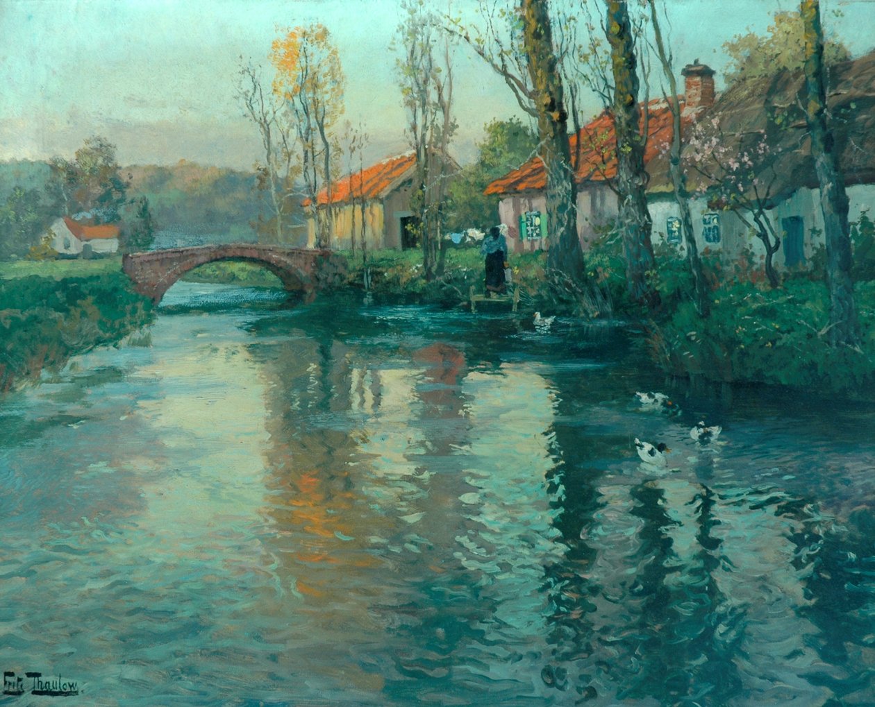 Floden av Frits Thaulow