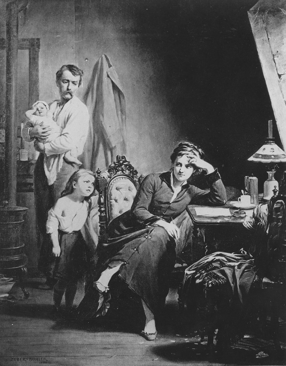 Kvinnors frigörelse, 1880 av Fritz Zuber Buhler